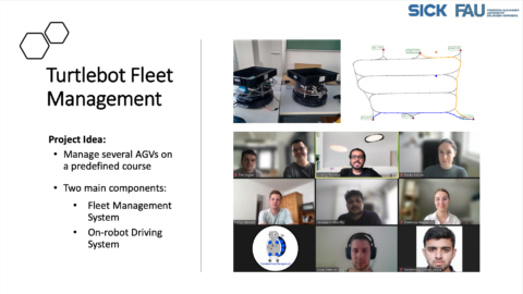 Towards entry "Results of TurtleBot Fleet Management AMOS Project with Sick AG (Video and Report, Summer 2022 Project)"